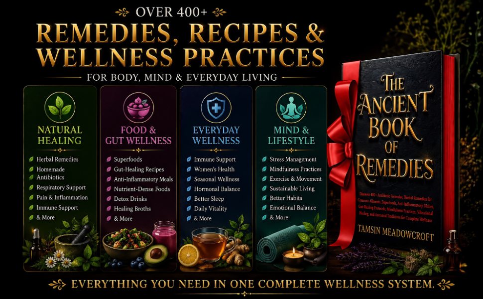 Over 400 remedies, recipes and wellness practices across the 4 worlds