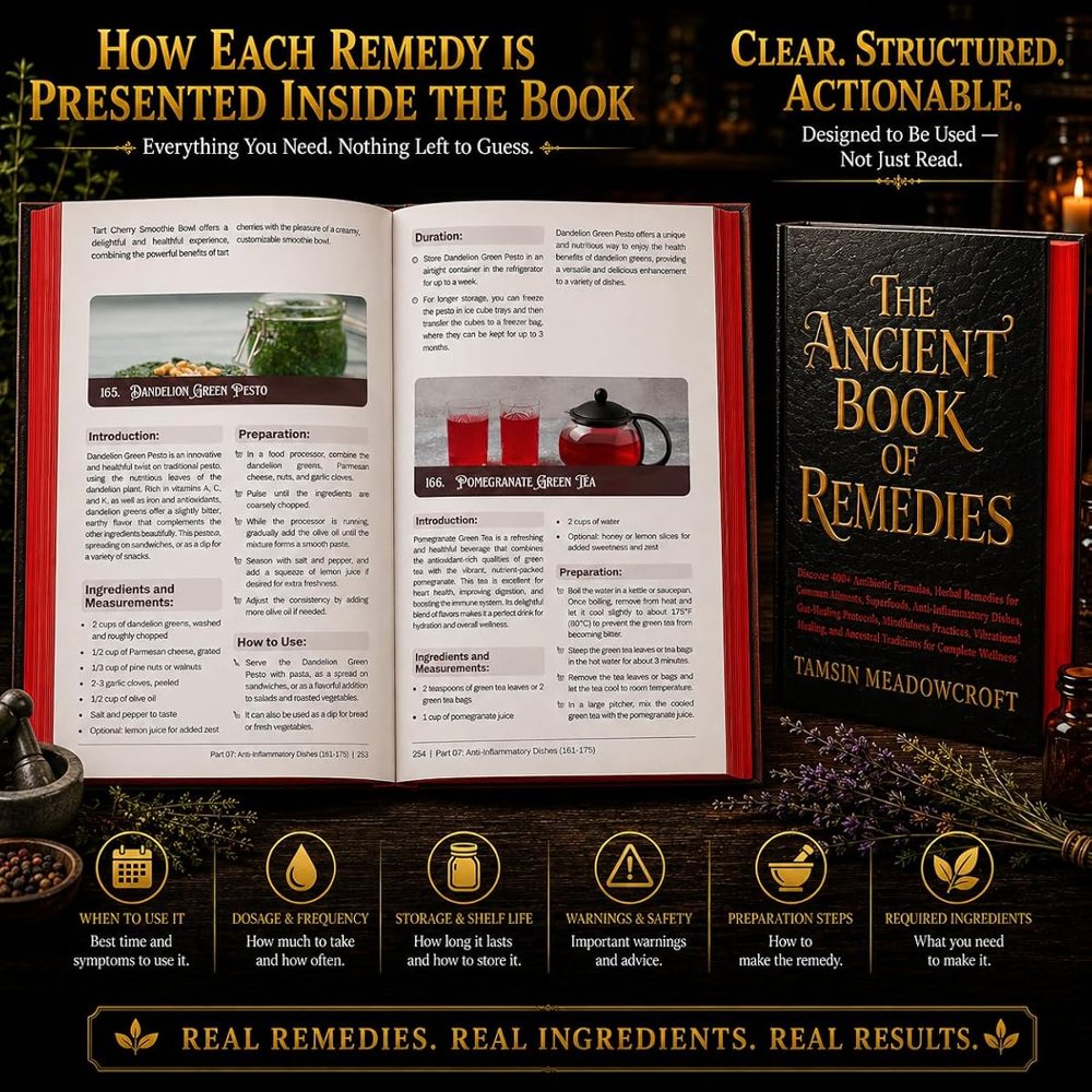 How each remedy is presented inside