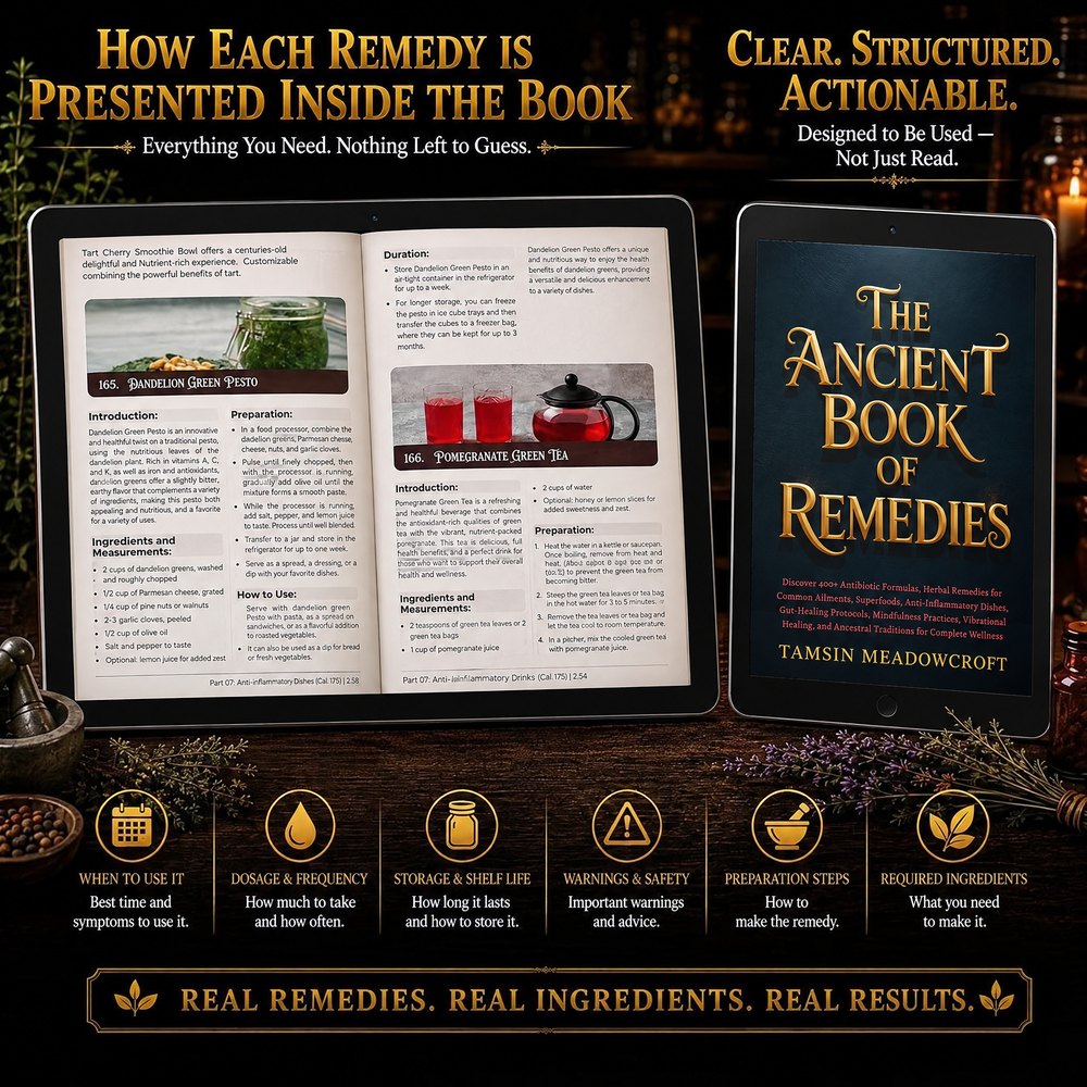 How each remedy is presented inside